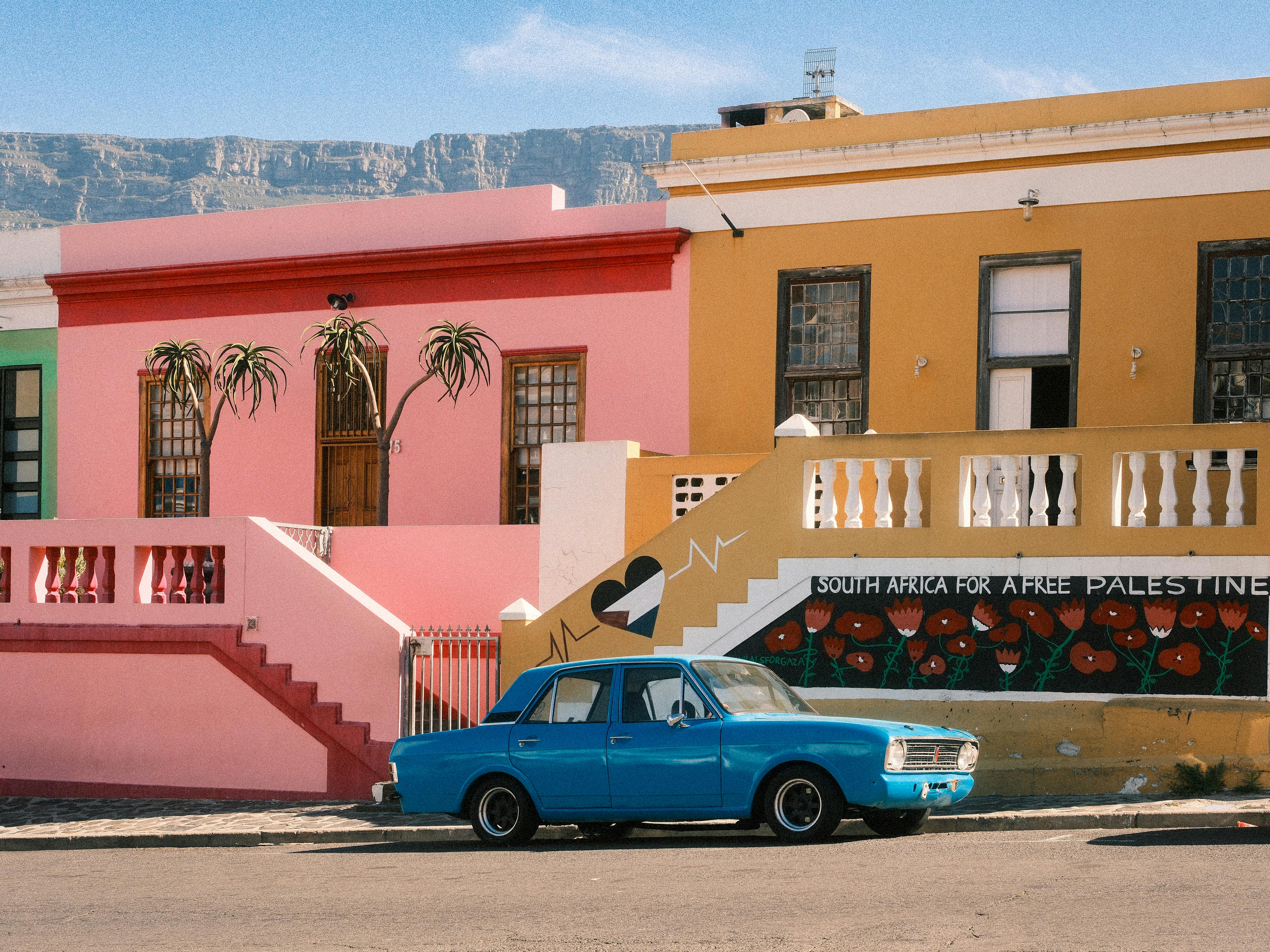 Colorful Cape Town houses