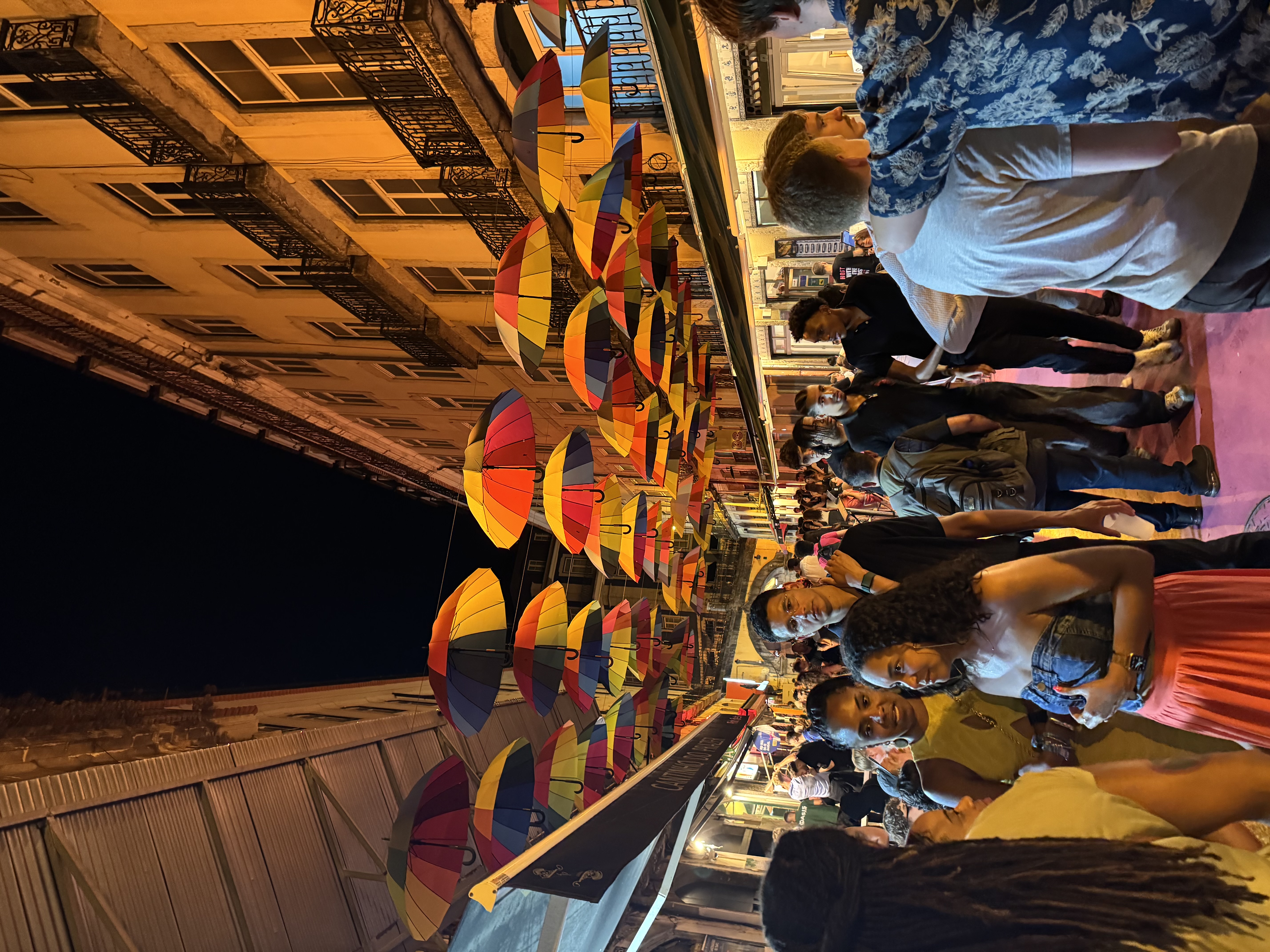 Lisbon evening street